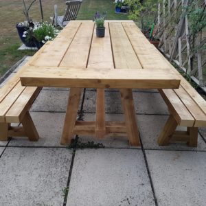 Garden Table & Benches